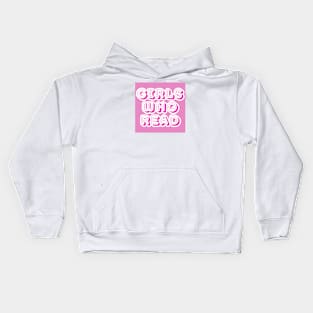 Girls Who Read Kids Hoodie